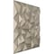 Ekena Millwork 19 5/8in. W x 19 5/8in. H Leto EnduraWall Decorative 3D Wall Panel Covers 2.67 Sq. Ft. WP20X20LTCSV - alternate 4